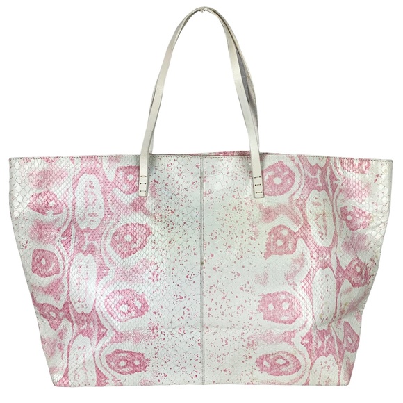 Fendi Handbags - FENDI Python Skin Tote Bag